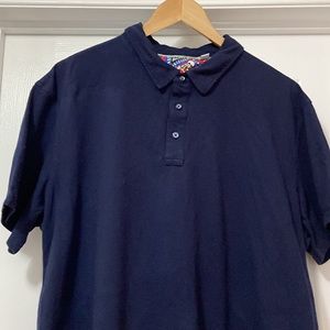 Robert Graham navy polo